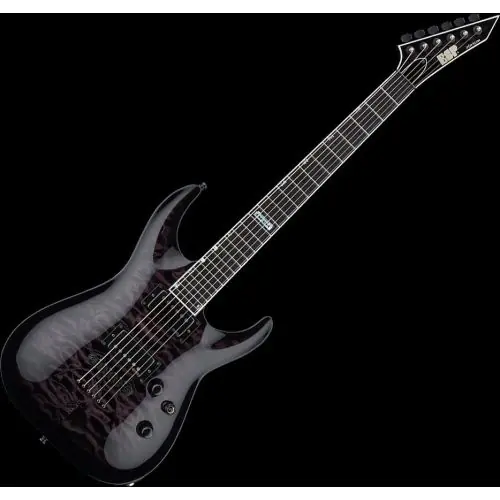 ESP USA Horizon-II Electric Guitar in See Thru Black Sunburst EMG sku number EUSHORIISTBLKSBE