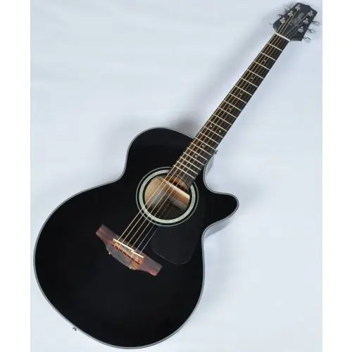 Takamine GF30CE-BLK Cutaway Acoustic Electric Guitar in Black Finish B-Stock CC130614201 sku number TAKGF30CEBLK.B 4201