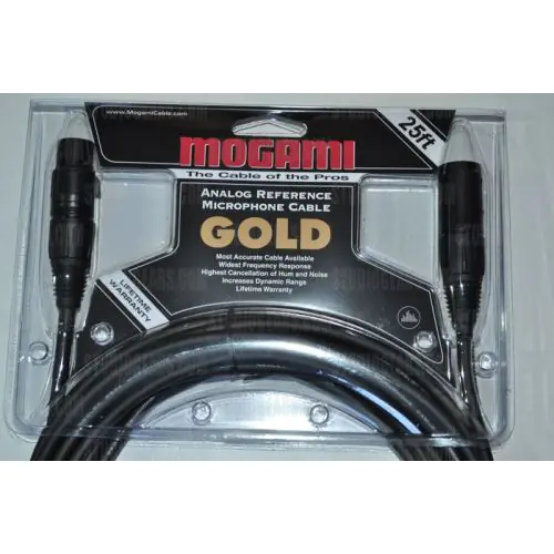 Mogami Gold Studio Cable 25 ft. sku number GOLD STUDIO-25