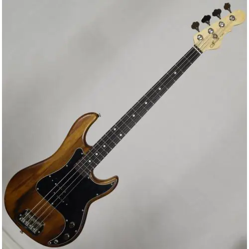 G&L LB-100 USA Custom Monkey Pod Electric Bass in Natural Satin Finish sku number USA LB100-NAT-RW 8647