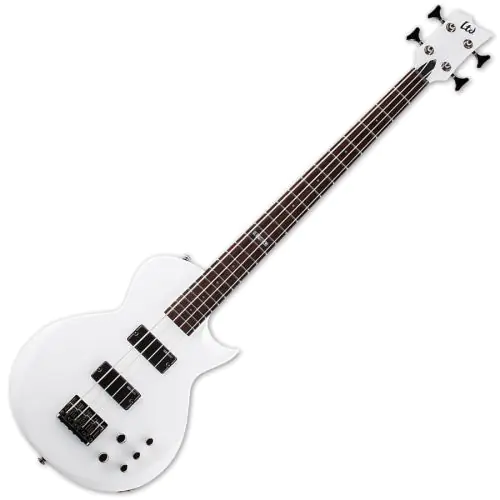 ESP LTD EC-154 Electric Bass in Snow White sku number LEC154SW