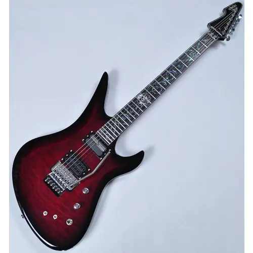 Schecter Signature Nikki Stringfield A-6 FR-S Electric Guitar Bright Red Burst sku number SCHECTER259