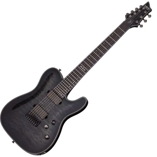 Schecter Hellraiser Hybrid PT-7 Electric Guitar Trans Black Burst sku number SCHECTER1935