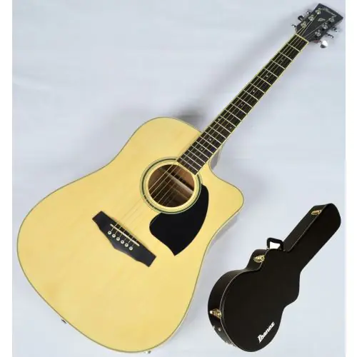 Ibanez PF15ECEWC-NT PF Series Acoustic Guitar in Natural High Gloss Finish SA141202029 sku number PF15ECEWCNT.B 2029