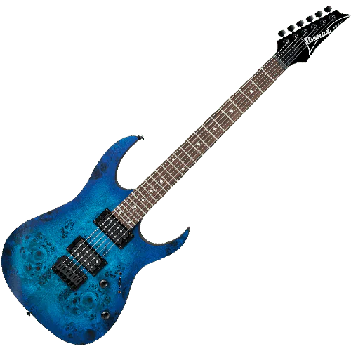 Ibanez RG Standard RG421PB Electric Guitar in Sapphire Blue Flat sku number RG421PBSBF