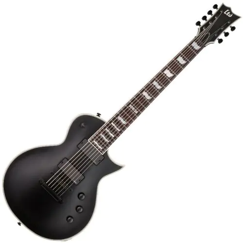 ESP LTD EC-407 7 Strings Guitar in Black Satin sku number LEC407BLKS