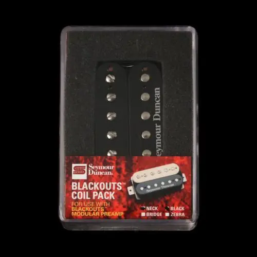 Seymour Duncan AHB-10N Blackouts Coil Pack Neck Pickup(Black) sku number 11106-60-B