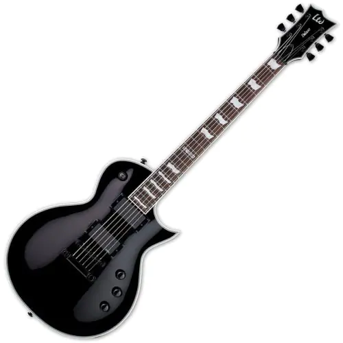 ESP LTD Deluxe EC-1000S EMG Electric Guitar in Black sku number LEC1000SBLK