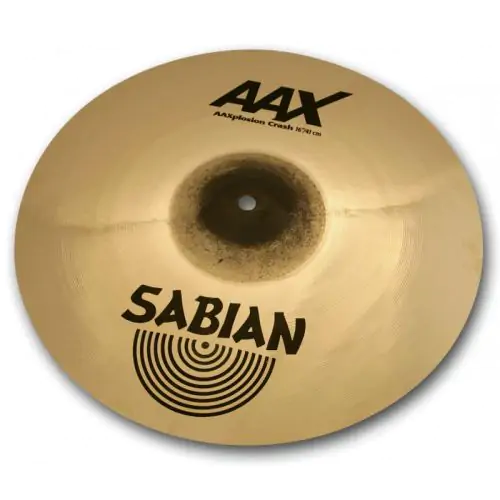 Sabian 16" AAX X-Plosion Crash Brilliant Finish sku number 21687XB