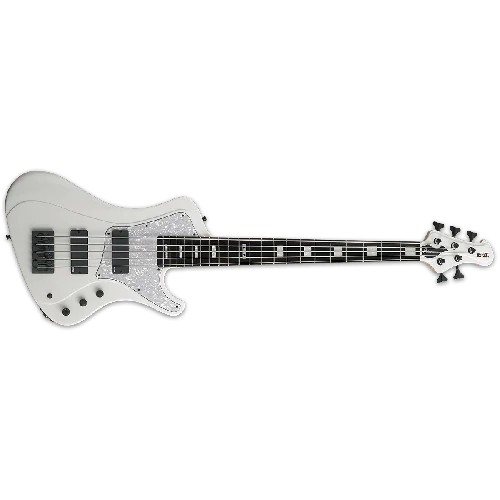 ESP E-II Stream SL-5 Electric Bass Guitar in Snow White sku number EIISTREAMSL5SW