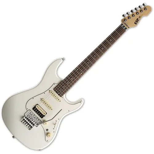 ESP Snapper FR Electric Guitar in Ice White Finish sku number ESNAPALRFRICWH