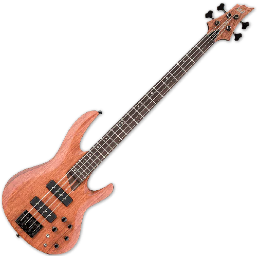 ESP LTD B-1004SE Bubinga Top Electric Bass in Natural Satin B-Stock sku number LB1004SEBNS.B