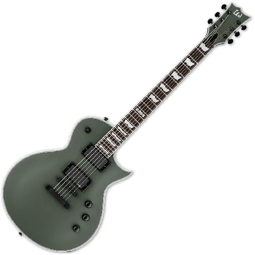 ESP LTD EC-401 Electric Guitar in Military Green Satin sku number LEC401MGS