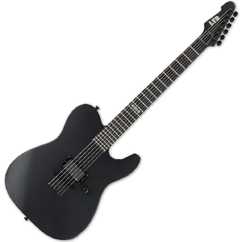 ESP LTD AA-600 Alan Ashby Electric Guitar in Black Satin sku number LAA600BLKS