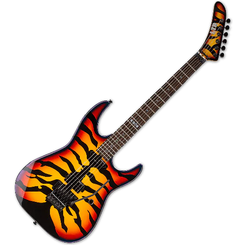 ESP LTD GL-200SBT George Lynch Electric Guitar in Sunburst Tiger sku number LGL200SBT