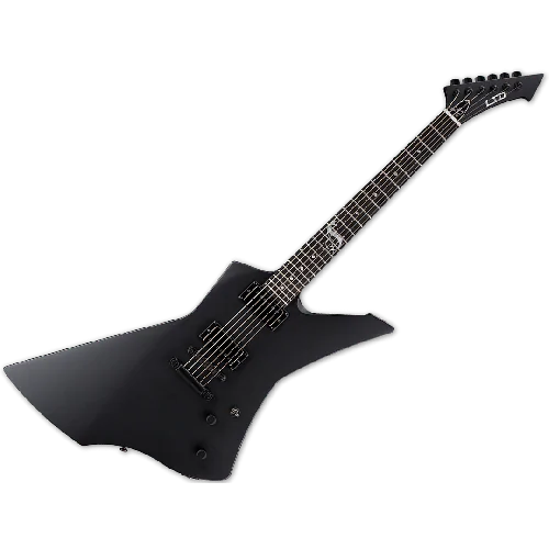 ESP LTD James Hetfield Snakebyte Electric Guitar in Black Satin B-Stock sku number LSNAKEBYTEBLKS.B