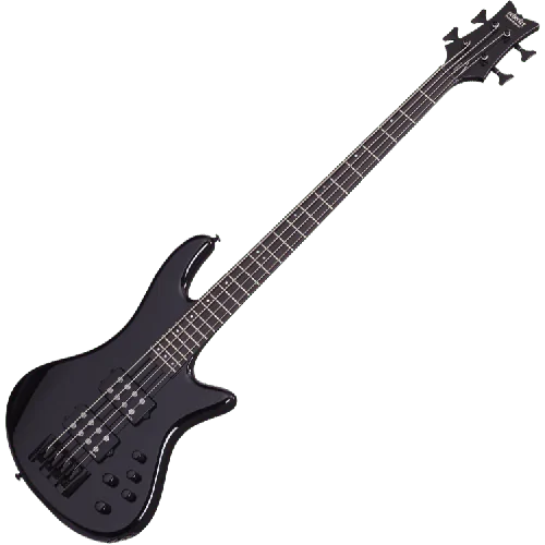 Schecter Stiletto Stage-4 Electric Bass Gloss Black sku number SCHECTER2481