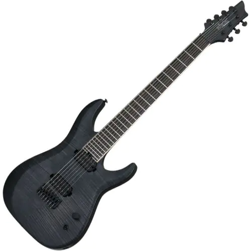 Schecter Keith Merrow KM-7 MK-II Electric Guitar See-Thru Black Pearl sku number SCHECTER273