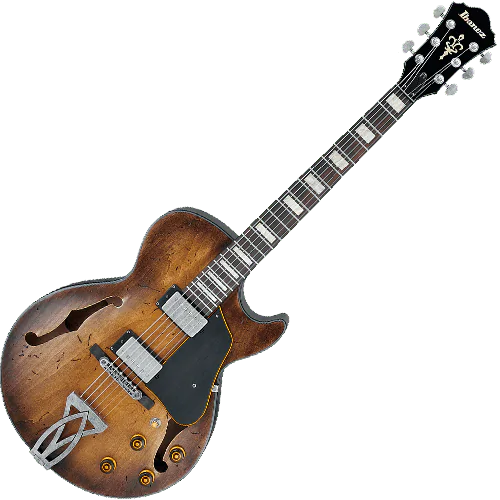 Ibanez Artcore Vintage ASV10A Semi-Hollow Electric Guitar in Tobacco Burst Low Gloss sku number ASV10ATCL