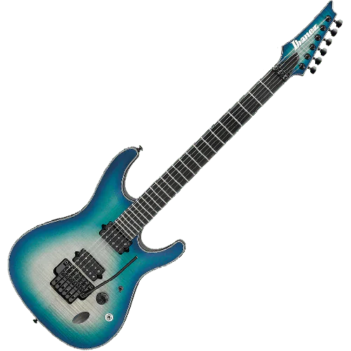 Ibanez S Iron Label SIX6DFM Electric Guitar in Blue Space Burst sku number SIX6DFMBCB