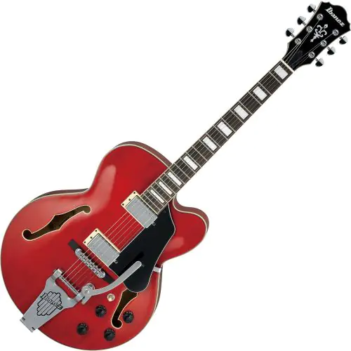 Ibanez Artcore AF75TTCD Hollow Body Electric Guitar Transparent Cherry Red sku number AF75TTCD