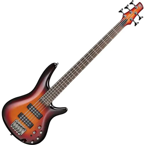 Ibanez SR Standard SR375E 5 String Electric Bass Aged Whiskey Burst sku number SR375EAWB