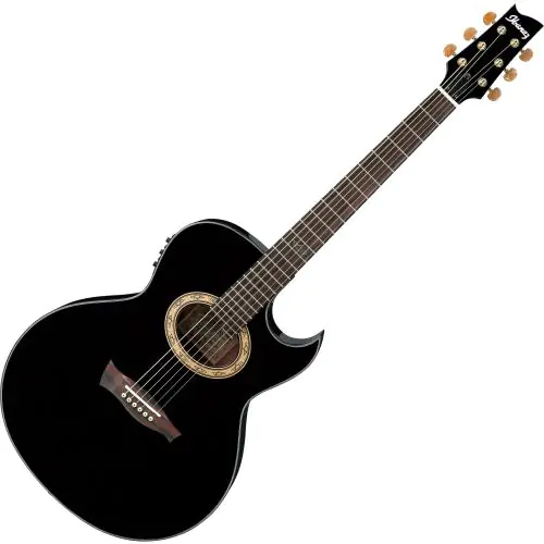 Ibanez Steve Vai EP5 Signature Acoustic Electric Guitar Black Pearl sku number EP5BP