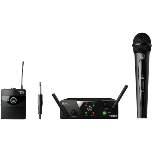 AKG WMS40 Mini Dual Vocal Instrumental Set - Channels A/B sku number 3352X00050