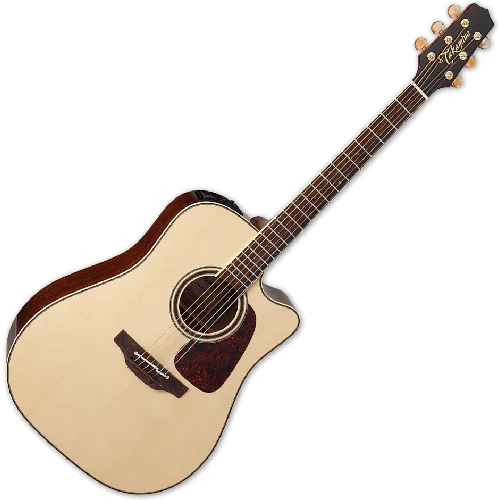 Takamine CP4DC-OV Dreadnought Acoustic Guitar with Cutaway in Natural Finish sku number TAKCP4DCOV
