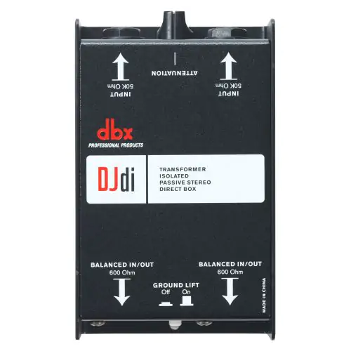 dbx DJD1 2-Channel Passive Direct Box sku number DBXDJDI
