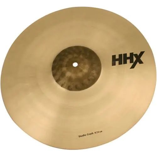 Sabian 16" HHX Studio Crash Brilliant Finish sku number 11606XB