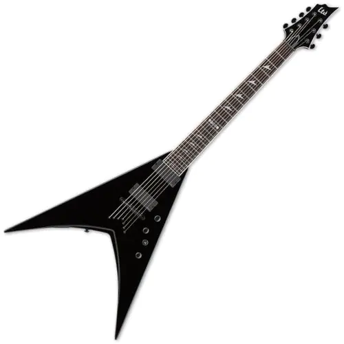 ESP LTD V-407B Baritone Electric Guitar in Black Finish B-Stock sku number LV407BBLK.B