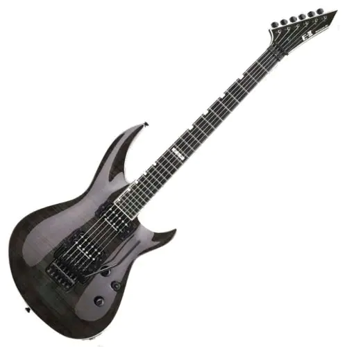 ESP E-II Horizon-III FM FR STBLK See-Thru Black Electric Guitar sku number EIIHOR3FMFRSTBLK