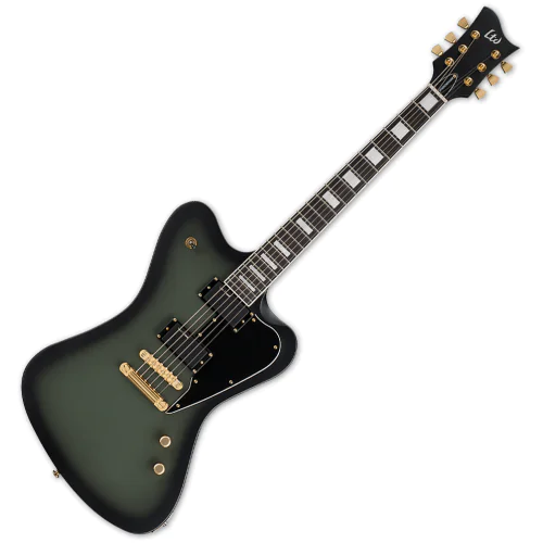 ESP LTD Bill Kelliher Sparrowhawk Signature Electric Guitar Military Green Sunburst Satin B-Stock sku number LSPARROWHAWKMGSBS.B