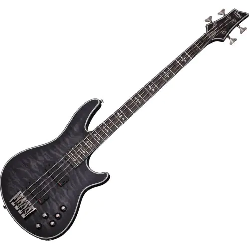 Schecter Hellraiser Extreme-4 Electric Bass See Thru Black Satin sku number SCHECTER1909