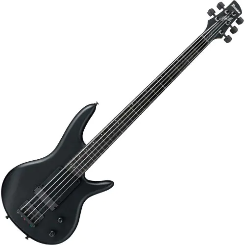 Ibanez Gary Willis Signature GWB35 5 String Electric Bass Black Flat sku number GWB35BKF