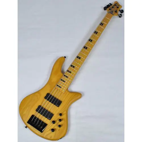 Schecter Stiletto-5 Session Electric Bass in Aged Natural Satin Finish sku number SCHECTER2851