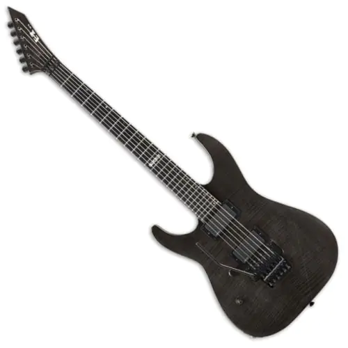 ESP E-II M-II FM STBLK LH Flamed Maple See-Thru Black Left Handed B-Stock sku number EIIM2FMSTBLKLH.B