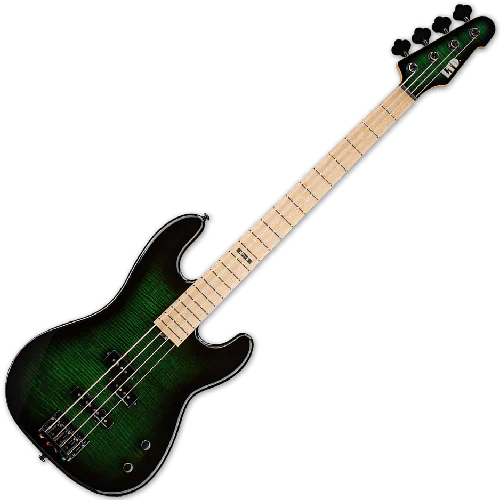 ESP LTD MM-4FM Marco Mendoza Electric Bass See Thru Green Sunburst B-Stock sku number LMM4FMDSTGSB.B