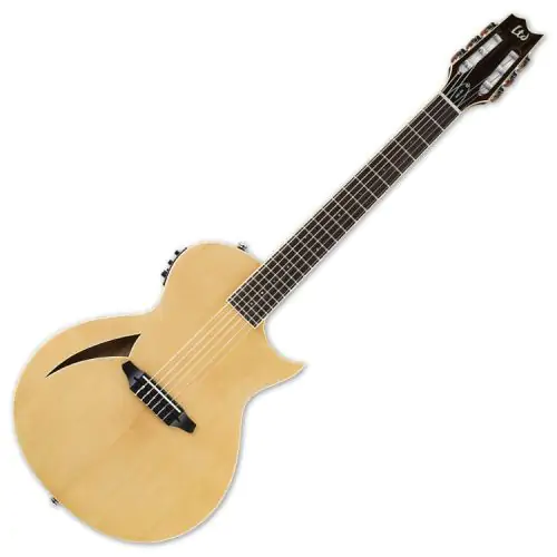 ESP LTD TL-6N Nylon String Acoustic Electric Guitar in Natural Finish B-Stock sku number LTL6NNAT.B