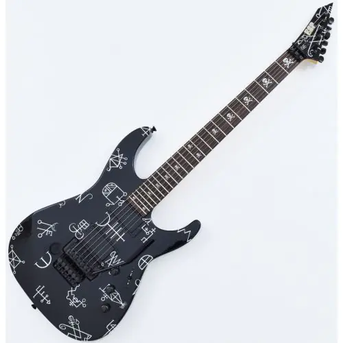 ESP KH-DEMONOLOGY Kirk Hammett Japan Signature Guitar With Tombstone Case sku number EKHDEMON