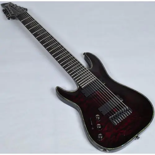 Schecter Hellraiser C-9 Left-Handed Electric Guitar Black Cherry sku number SCHECTER1782