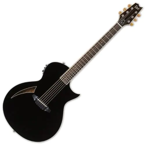 ESP LTD TL-6S Steel String Acoustic Electric Guitar Black B-Stock sku number LTL6BLK.B