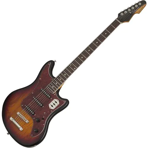 Schecter Hellcat-VI Electric Guitar 3-Tone Sunburst Pearl sku number SCHECTER293