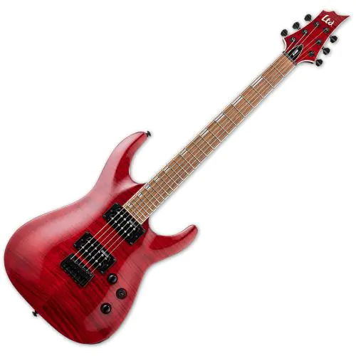 ESP LTD H-200FM Electric Guitar See Thru Red sku number LH200FMSTR