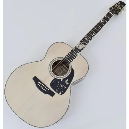 Takamine LTD 2018 Gifu-Cho NEX Acoustic Guitar Glossy Lift-Out Antique White sku number TAKLTD2018GIFUCHO