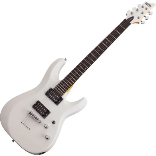 Schecter C-6 Deluxe Electric Guitar Satin White sku number SCHECTER432