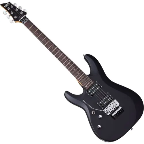 Schecter C-6 FR Deluxe Left-Handed Electric Guitar Satin Black sku number SCHECTER436