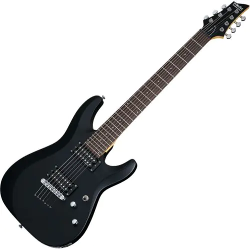 Schecter C-7 Deluxe Electric Guitar Satin Black sku number SCHECTER437