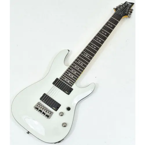 Schecter Omen-8 Electric Guitar in Vintage White Finish sku number SCHECTER2073